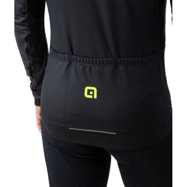 ALE READY Radtrikot langarm schwarz/neongelb ALE READY Radtrikot langarm schwarz/neongelb