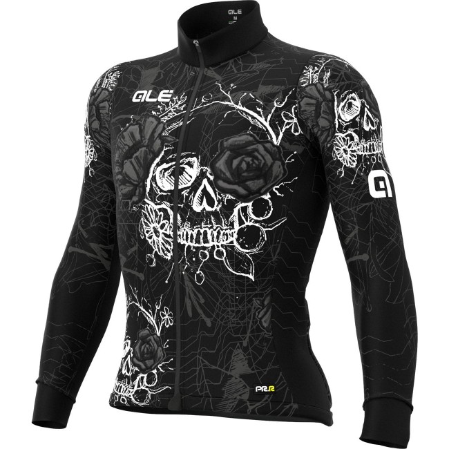 ALE SKULL Radtrikot langarm schwarz ALE SKULL Radtrikot langarm schwarz