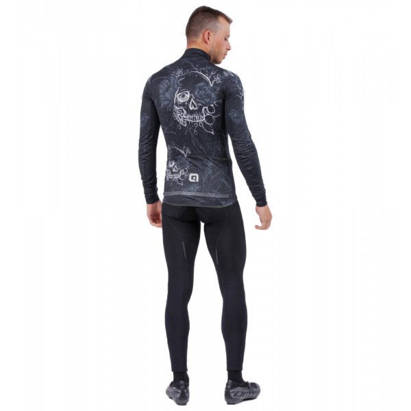 ALE SKULL Radtrikot langarm schwarz ALE SKULL Radtrikot langarm schwarz