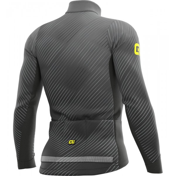 ALE STORM Radtrikot langarm schwarz/grau