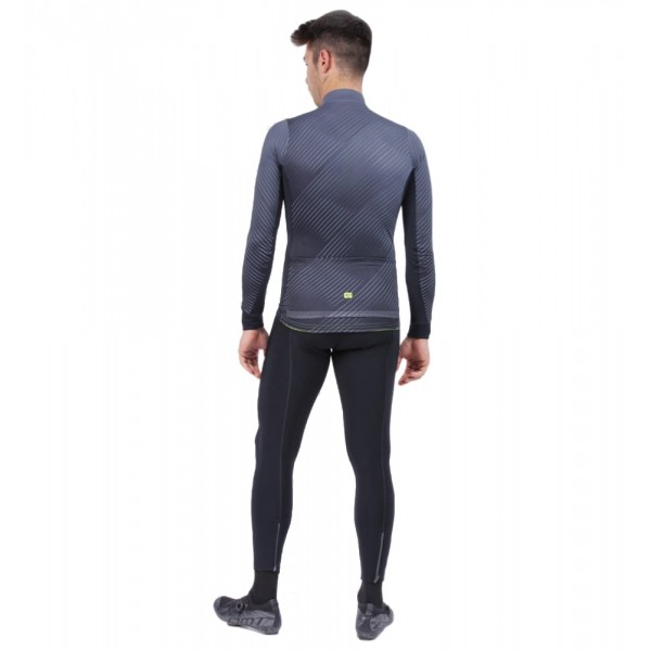 ALE STORM Radtrikot langarm schwarz/grau