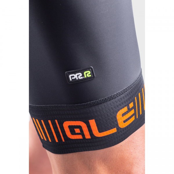 ALE STRADA Trägerhose kurz schwarz/orange ALE STRADA Trägerhose kurz schwarz/orange