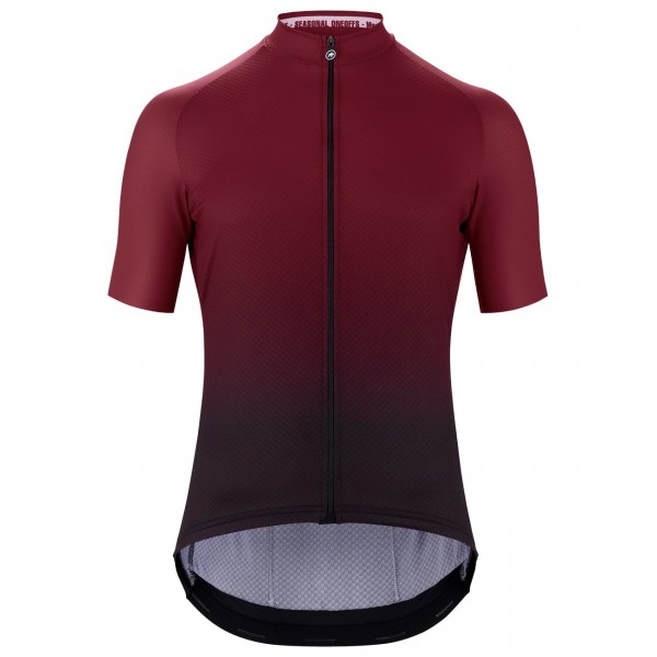 MILLE GT JERSEY C2 SHIFTER-Radtrikot kurzarm bordeaux rot/schwarz