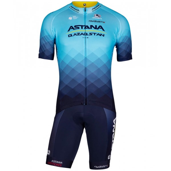 ASTANA QAZAQSTAN TEAM 2022 Trägerhose kurz-Radsport-Profi-Team ASTANA QAZAQSTAN TEAM 2022 Trägerhose kurz-Radsport-Profi-Team