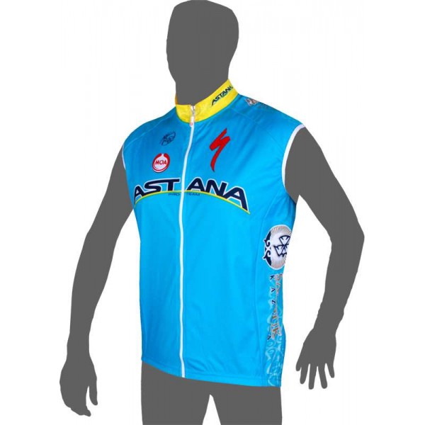 ASTANA 2015 Wind-Weste Radsport-Profi-Team ASTANA 2015 Wind-Weste Radsport-Profi-Team