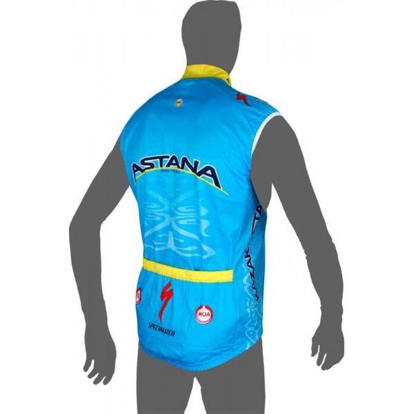 ASTANA 2015 Wind-Weste Radsport-Profi-Team ASTANA 2015 Wind-Weste Radsport-Profi-Team