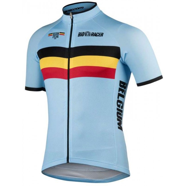 BELGIEN 2022 Radtrikot kurzarm (langer RV)-Radsport-National-Team BELGIEN 2022 Radtrikot kurzarm (langer RV)-Radsport-National-Team