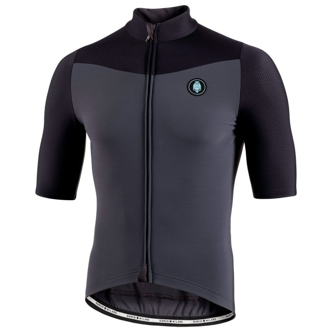 MURATA gefüttertes Radtrikot kurzarm anthrazit/schwarz MURATA gefüttertes Radtrikot kurzarm anthrazit/schwarz