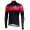 SANTERNO Radtrikot langarm schwarz/rot