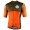 TIRANO Radtrikot kurzarm orange/olivgrün
