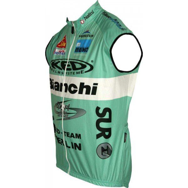 BIANCHI BERLIN Wind-Weste Radsport-Profi-Team BIANCHI BERLIN Wind-Weste Radsport-Profi-Team