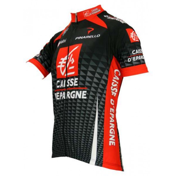 Caisse d'Epargne 2010 Radtrikot kurzarm langer RV-Radsport-Profi-Team
