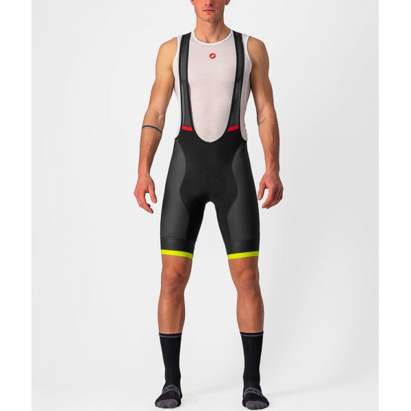 COMPETIZIONE KIT Trägerhose kurz schwarz/neon-gelbgrün (black/electric lime) COMPETIZIONE KIT Trägerhose kurz schwarz/neon-gelbgrün (black/electric lime)