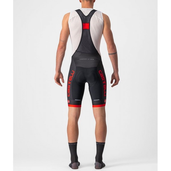 SCORPIONE 3+COMPETIZIONE KIT Radsport-Set (Kurzarmtrikot+Trägerhose) rot/schwarz