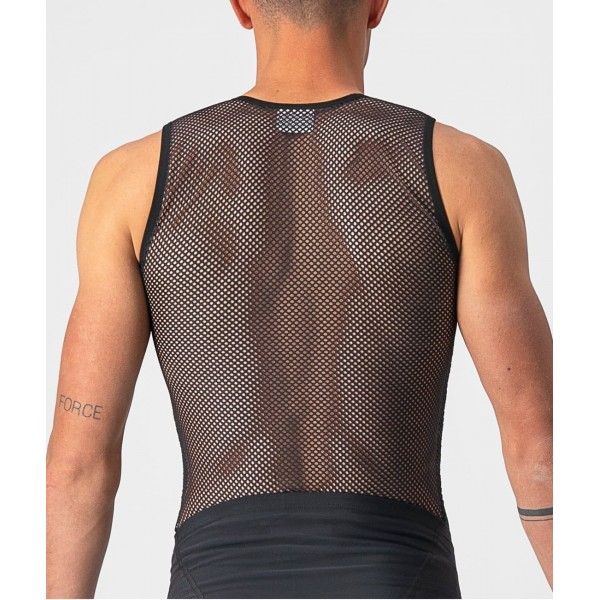 CORE MESH 3 Netz Funktionsunterhemd ärmellos schwarz
