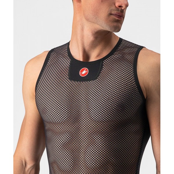 CORE MESH 3 Netz Funktionsunterhemd ärmellos schwarz