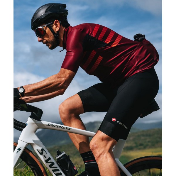 ENDURANCE 3 Trägerhose kurz schwarz