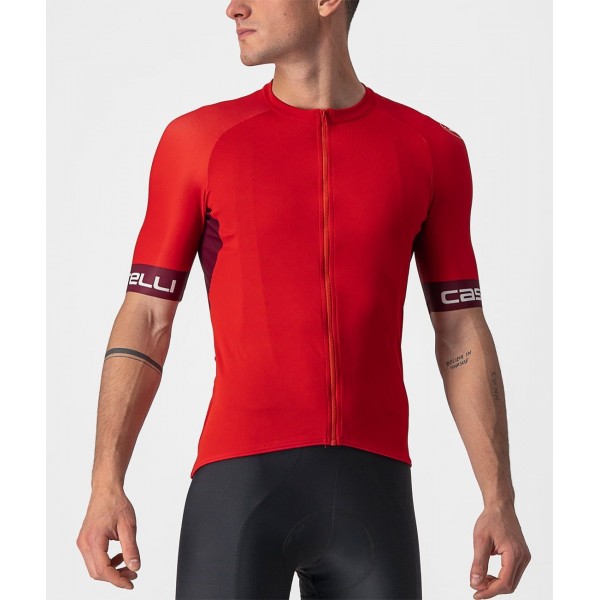 ENTRATA VI Radtrikot kurzarm rot