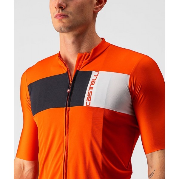 PROLOGO 7 Radtrikot kurzarm rot/orange PROLOGO 7 Radtrikot kurzarm rot/orange