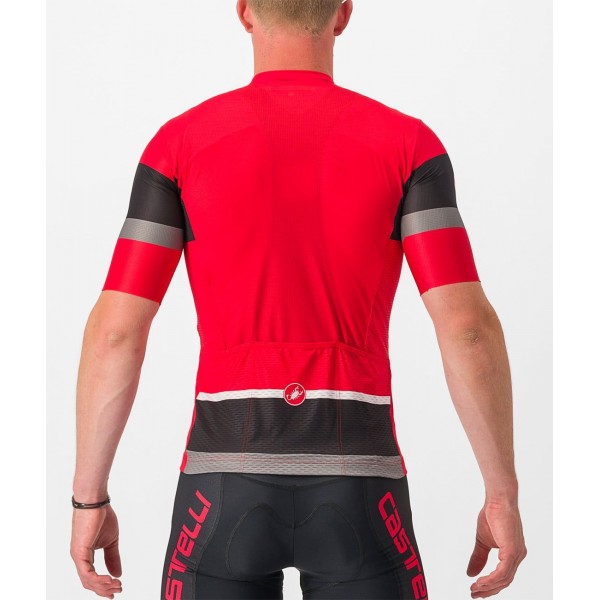 SCORPIONE 3 Radtrikot kurzarm rot/schwarz SCORPIONE 3 Radtrikot kurzarm rot/schwarz