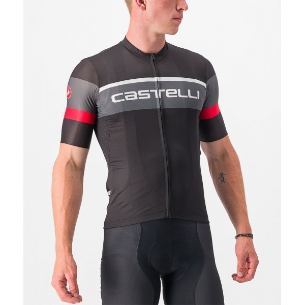 SCORPIONE 3 Radtrikot kurzarm schwarz/grau