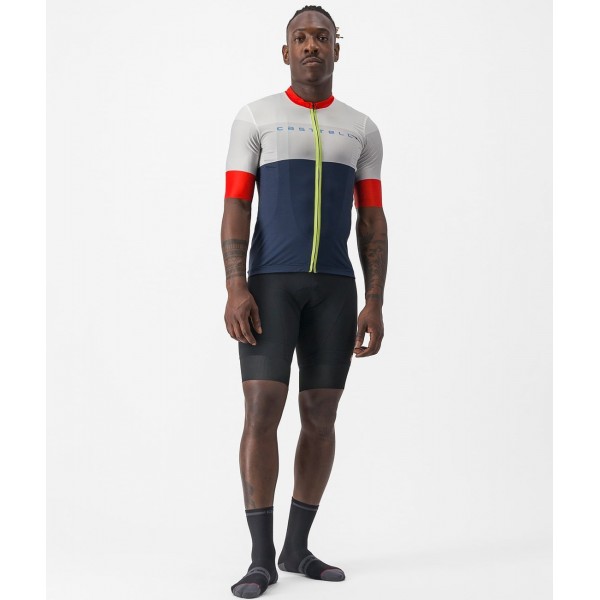 SEZIONE Radtrikot kurzarm blau/elfenbein SEZIONE Radtrikot kurzarm blau/elfenbein