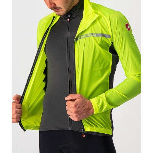 SQUADRA STRETCH JACKET-Fahrrad Windjacke neongelb SQUADRA STRETCH JACKET-Fahrrad Windjacke neongelb