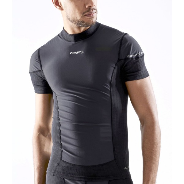 Active Extreme X Windschutz Kurzarm-Unterhemd schwarz Active Extreme X Windschutz Kurzarm-Unterhemd schwarz