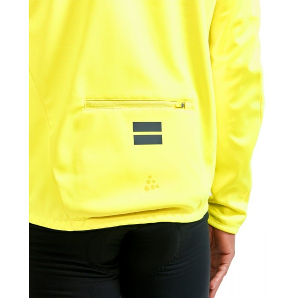 CORE IDEAL JKT 2.0 Fahrrad Winterjacke neongelb