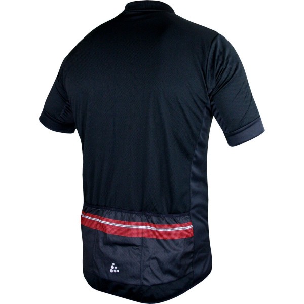 REEL JERSEY Radtrikot kurzarm schwarz/rot REEL JERSEY Radtrikot kurzarm schwarz/rot