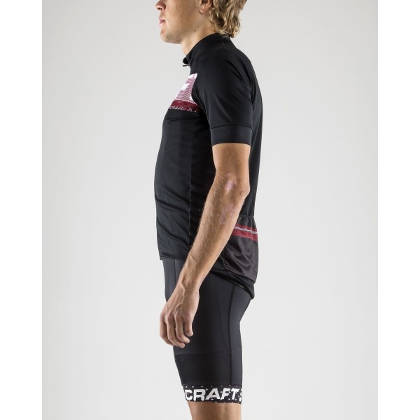 REEL JERSEY Radtrikot kurzarm schwarz/rot REEL JERSEY Radtrikot kurzarm schwarz/rot