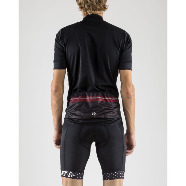 REEL JERSEY Radtrikot kurzarm schwarz/rot REEL JERSEY Radtrikot kurzarm schwarz/rot