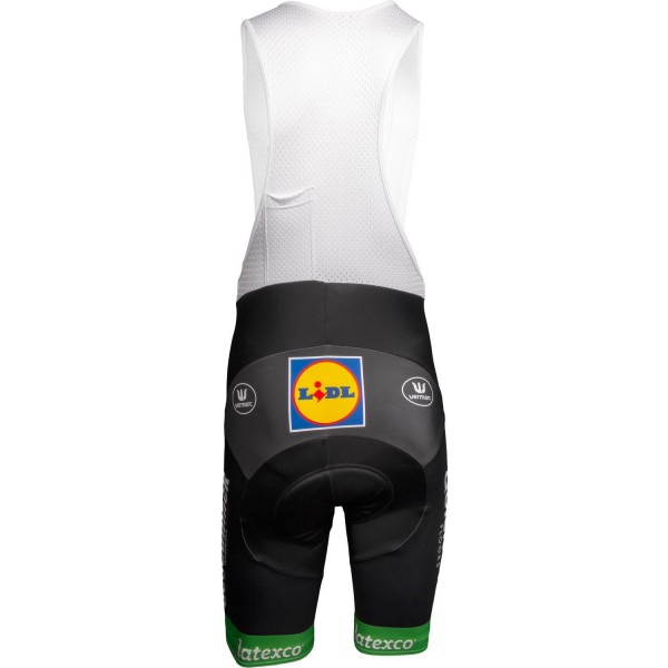 Deceuninck-Quick-Step 2019 Tour de France Edition Trägerhose grün-Radsport-Profi-Team Deceuninck-Quick-Step 2019 Tour de France Edition Trägerhose grün-Radsport-Profi-Team