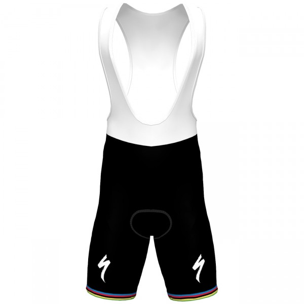 Deceuninck-Quick-Step 2021 Straßenrad Weltmeister Trägerhose-Radsport-Profi-Team Deceuninck-Quick-Step 2021 Straßenrad Weltmeister Trägerhose-Radsport-Profi-Team