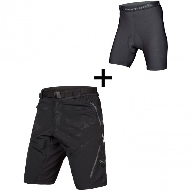 HUMMVEE II Bike Shorts black camo HUMMVEE II Bike Shorts black camo