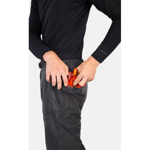 HUMMVEE Zip Off MTB-Radhose lang schwarz