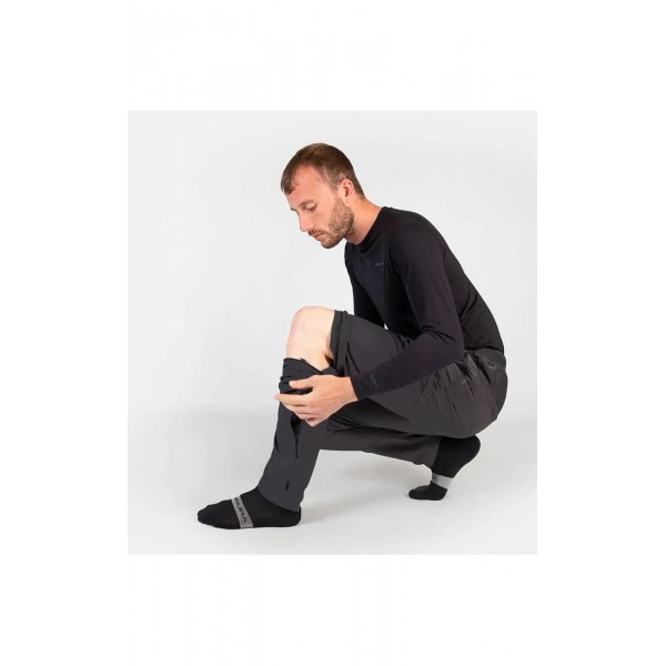 HUMMVEE Zip Off MTB-Radhose lang schwarz