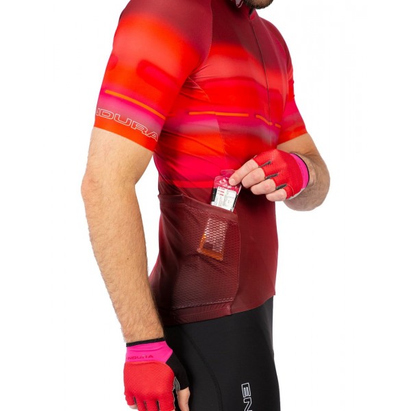 Virtual Texture Radtrikot kurzarm rot Virtual Texture Radtrikot kurzarm rot