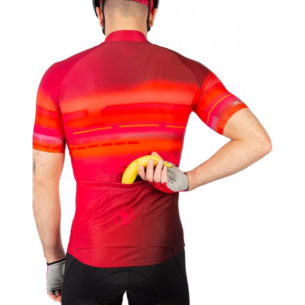 Virtual Texture Radtrikot kurzarm rot Virtual Texture Radtrikot kurzarm rot