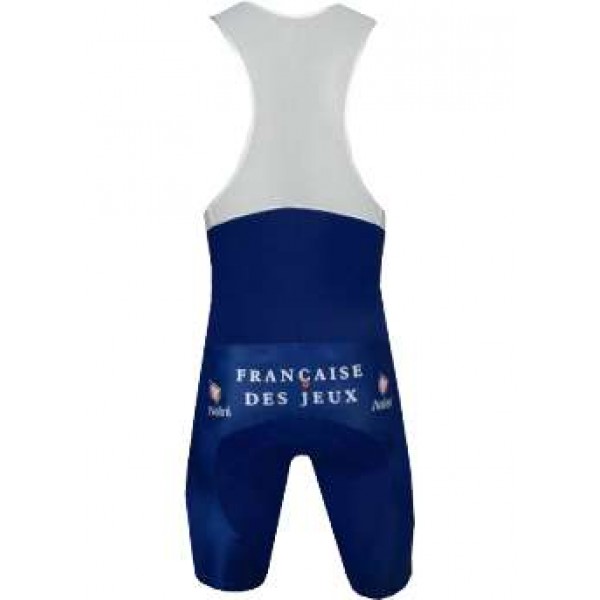 Francaise des Jeux (FdJ) 2005 Radsport-Profi-Team-Radsport-Trägerhose blau