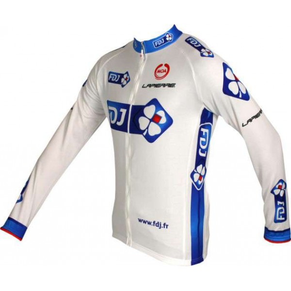 FRANCAISE DES JEUX (FDJ) 2011 Radsport-Profi-Team-Langarmtrikot FRANCAISE DES JEUX (FDJ) 2011 Radsport-Profi-Team-Langarmtrikot