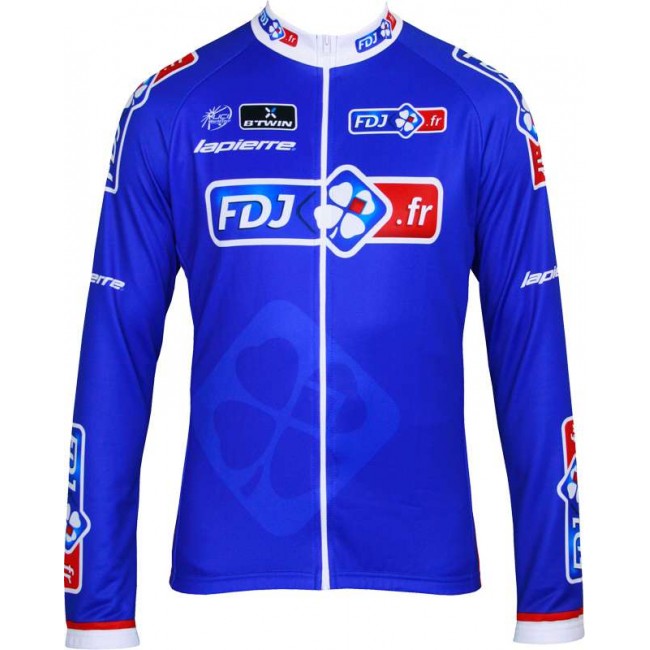 FRANCAISE DES JEUX (FDJ)-TOUR 2013 Radsport-Profi-Team-Langarmtrikot FRANCAISE DES JEUX (FDJ)-TOUR 2013 Radsport-Profi-Team-Langarmtrikot