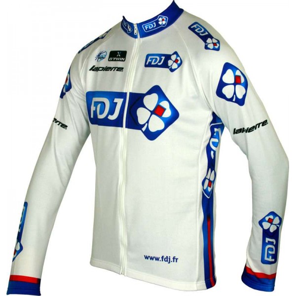 FRANCAISE DES JEUX (FDJ) 2013 Langarmtrikot-Radsport-Profi-Team