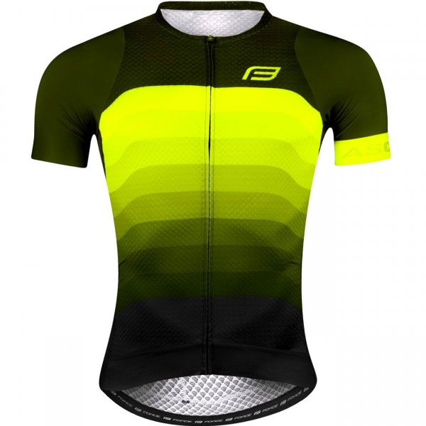 ASCENT Aero Radtrikot kurzarm grün/neongelb