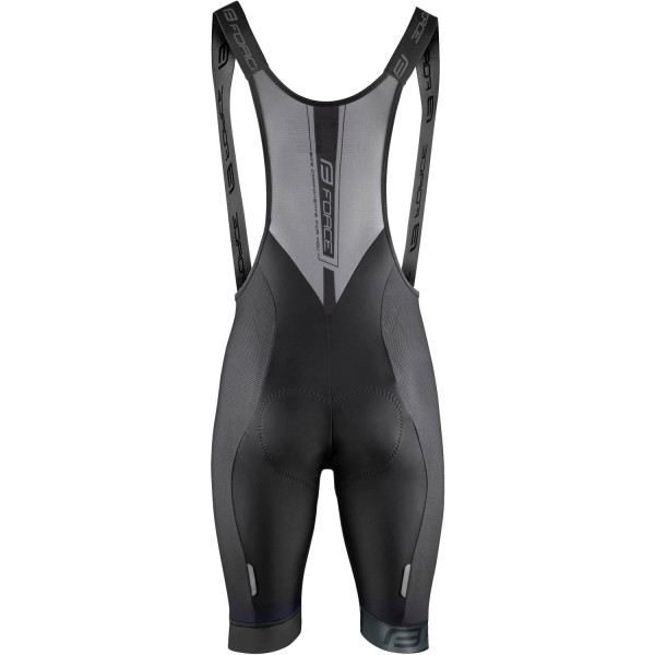 FASHION Radsport-Set (Radtrikot langer RV+Trägerhose) schwarz