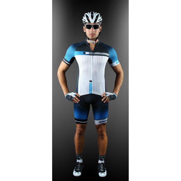 DASH Radtrikot kurzarm blau/weiß DASH Radtrikot kurzarm blau/weiß