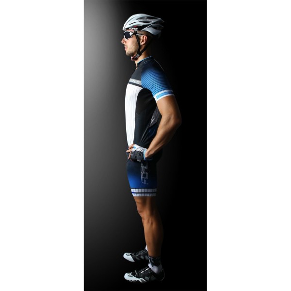 DASH Radtrikot kurzarm blau/weiß DASH Radtrikot kurzarm blau/weiß