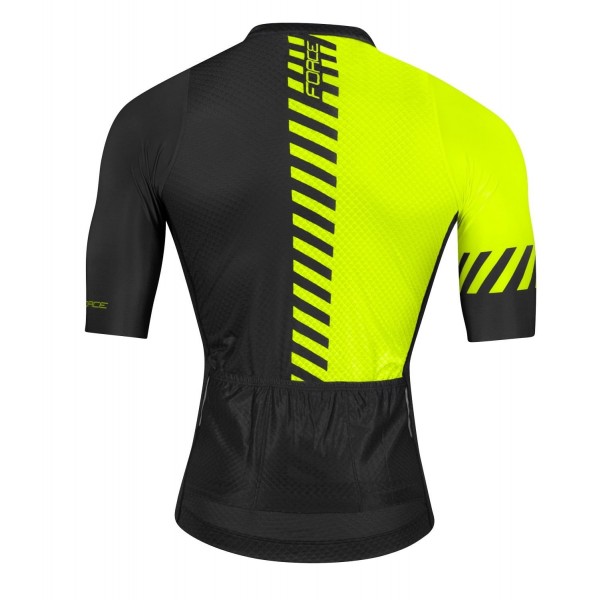 FASHION Aero Radtrikot kurzarm neongelb/schwarz FASHION Aero Radtrikot kurzarm neongelb/schwarz