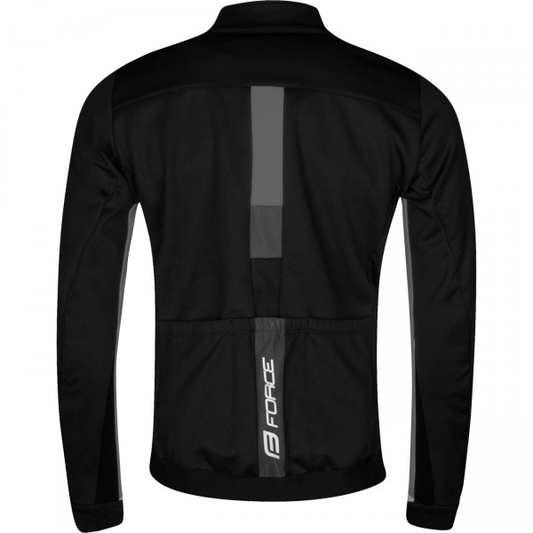 FROST Softshell Fahrradjacke schwarz/grau FROST Softshell Fahrradjacke schwarz/grau