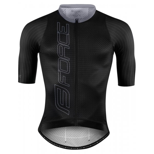 TEAM PRO Radsport-Set (Radtrikot langer RV+Trägerhose) schwarz